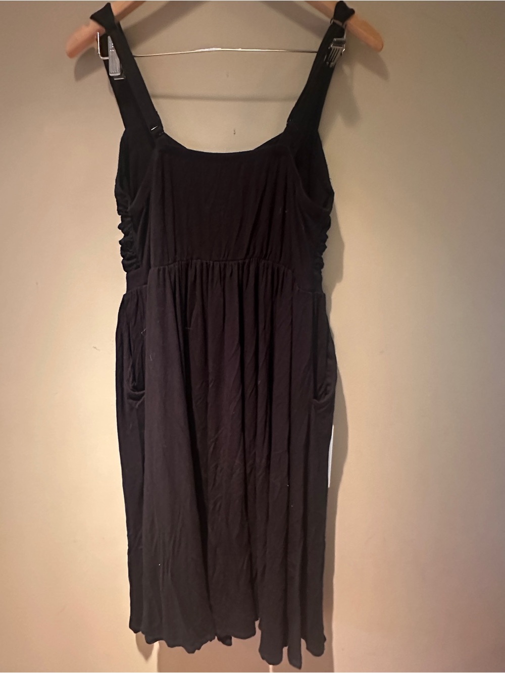 Torrid Mini Super Soft Skater Dress - Black 1 14/16 - Picture 4 of 6